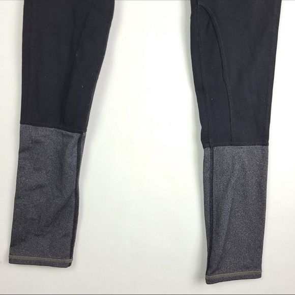 Athleta Plie Tights Leggings Black Gray S - Picture 4 of 5